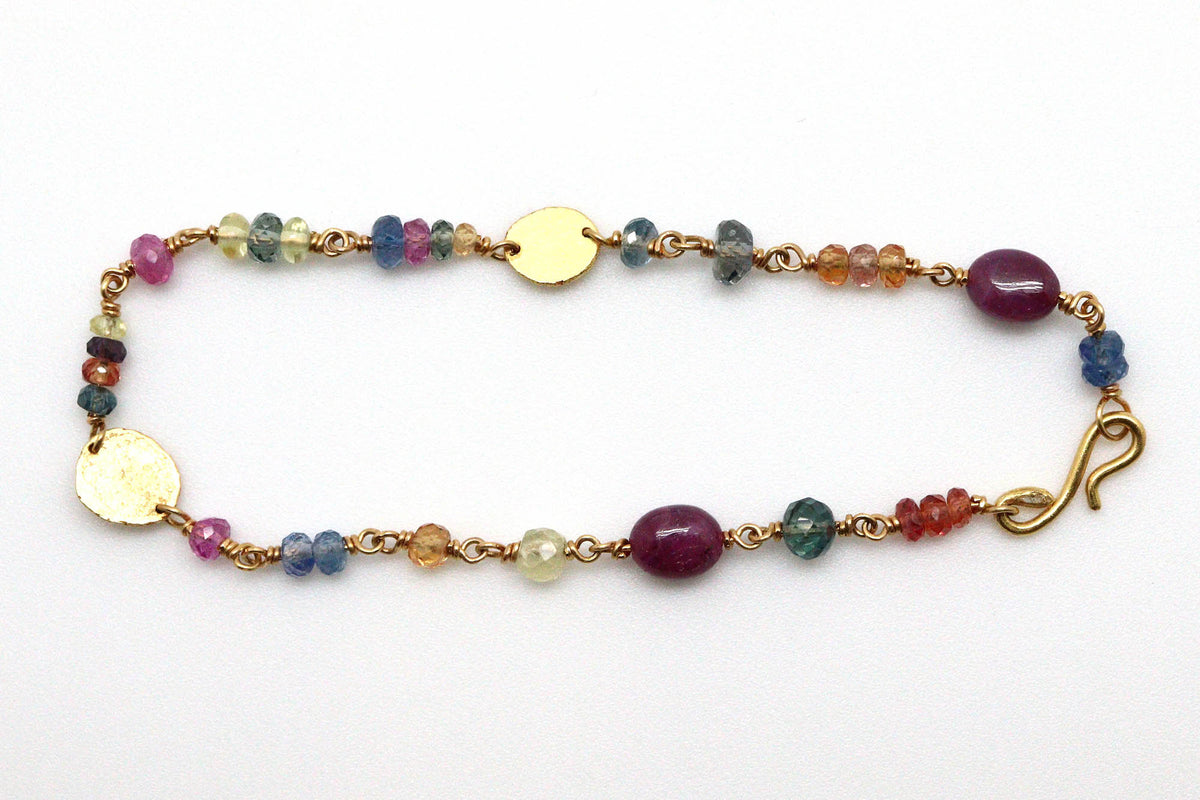 Bracelet - Fancy Sapphire, Ruby