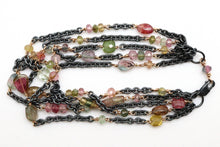 Load image into Gallery viewer, Bracelet - Sterling Silver, gold fill, Tourmaline