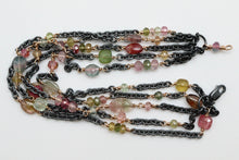 Load image into Gallery viewer, Bracelet - Sterling Silver, gold fill, Tourmaline
