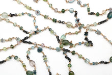 Load image into Gallery viewer, Bracelet - Sterling silver, gold fill, Green Tourmaline