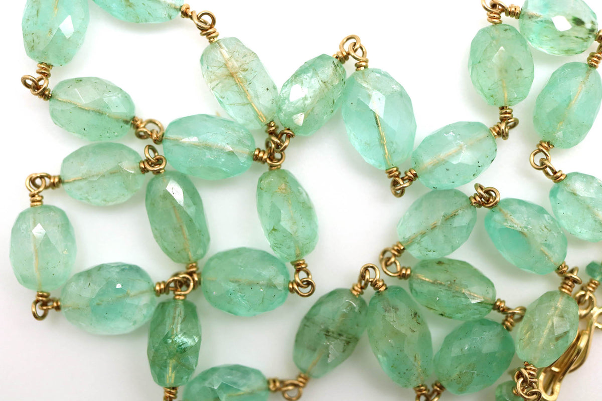 Necklace - Emerald Lozenges