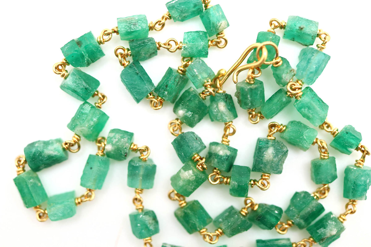Necklace - Emerald Crystals