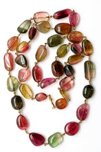 Load image into Gallery viewer, Necklace - Watermelon Tourmaline Nuggets