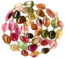 Load image into Gallery viewer, Necklace - Watermelon Tourmaline Nuggets