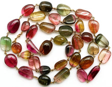 Load image into Gallery viewer, Necklace - Watermelon Tourmaline Nuggets