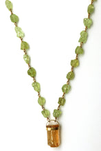 Load image into Gallery viewer, Necklace - Green Garnet, Imperial Topaz