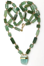 Load image into Gallery viewer, Necklace - Green and Blue Tourmaline