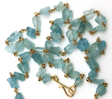 Load image into Gallery viewer, Necklace - Aquamarine, Pink Tourmaline