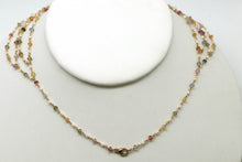 Load image into Gallery viewer, Necklace - Fancy Sapphire, Pearl Bib