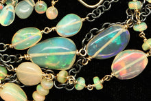 Load image into Gallery viewer, Necklace - Blackened Sterling 18k gold