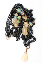 Load image into Gallery viewer, Necklace - Blackened Sterling 14k gold