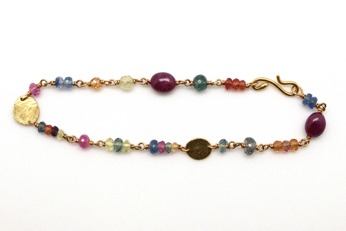 Bracelet - Fancy Sapphire, Ruby