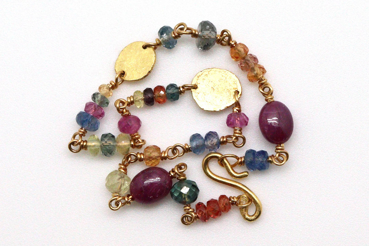 Bracelet - Fancy Sapphire, Ruby