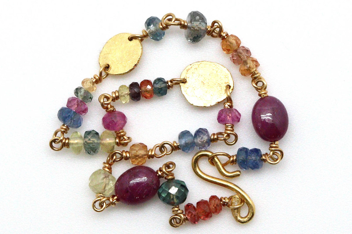 Bracelet - Fancy Sapphire, Ruby