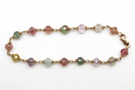 Bracelet - 18k gold Tourmaline