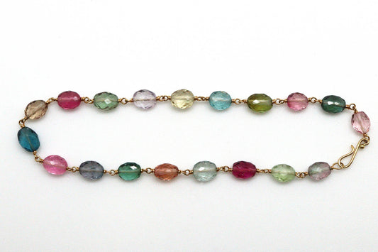 Bracelet - 18k gold, Tourmaline