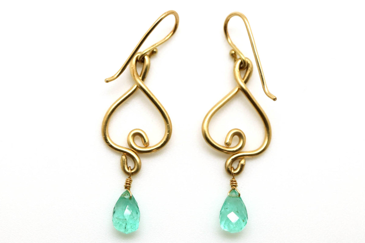 Earrings - Emerald