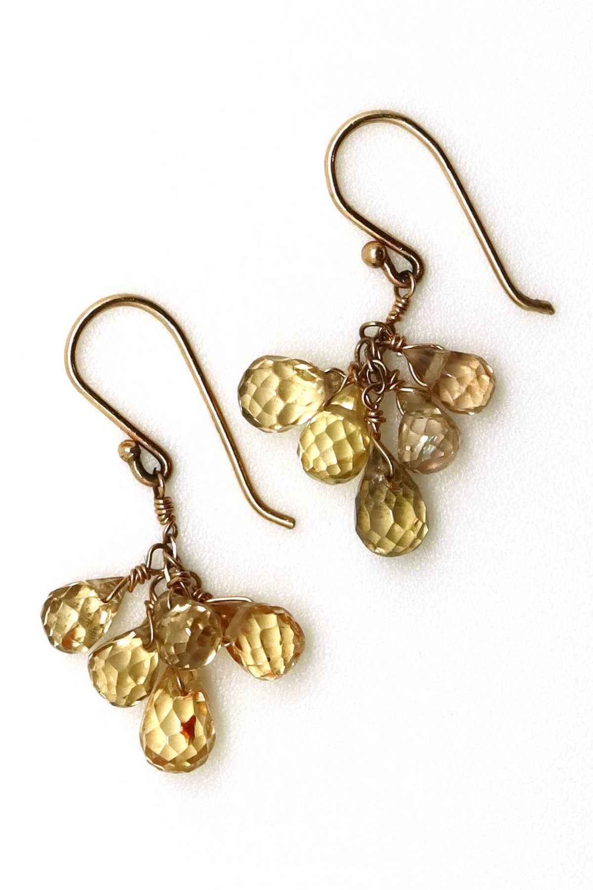 Earrings - Cognac Zircon