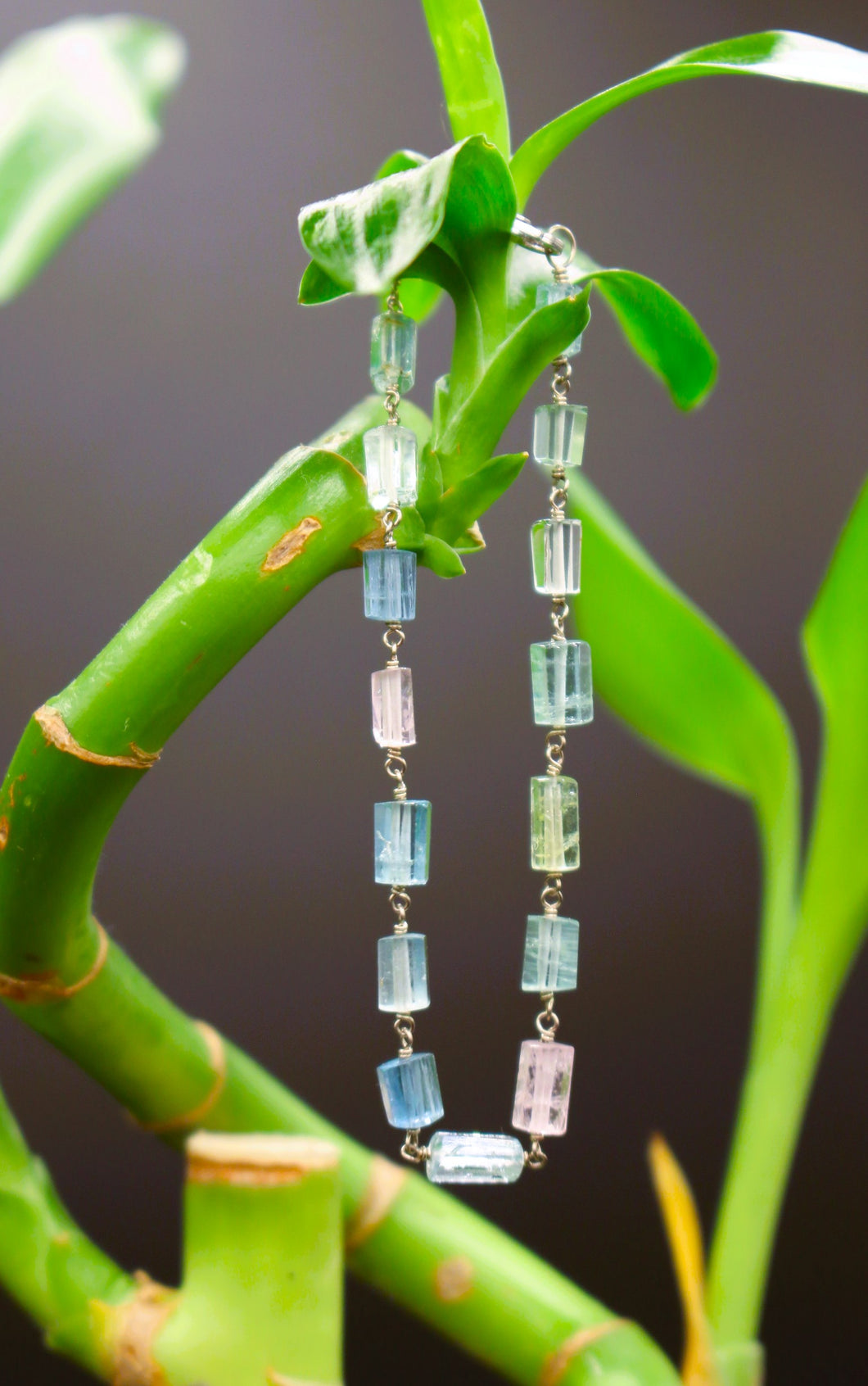 Bracelet  - Morganite, Aquamarine