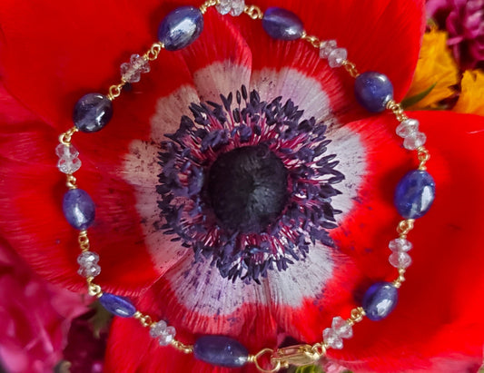 Bracelet - Sapphire, Aquamarine