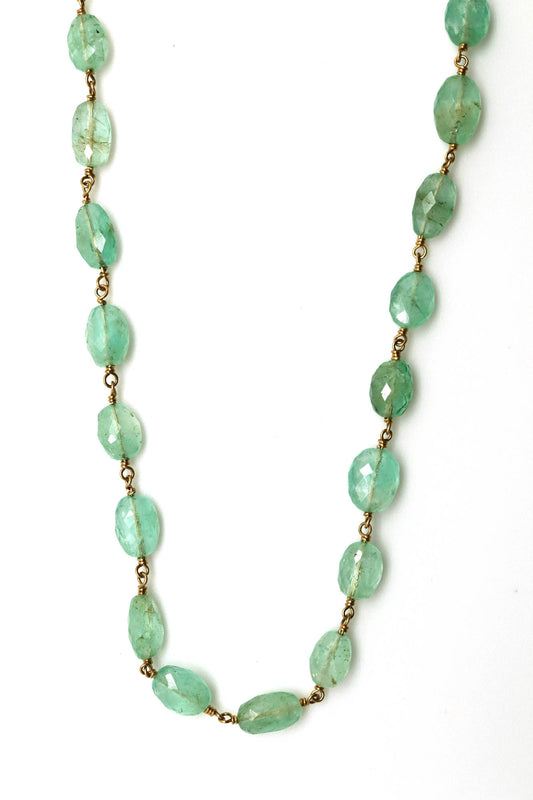 Necklace - Emerald Lozenges