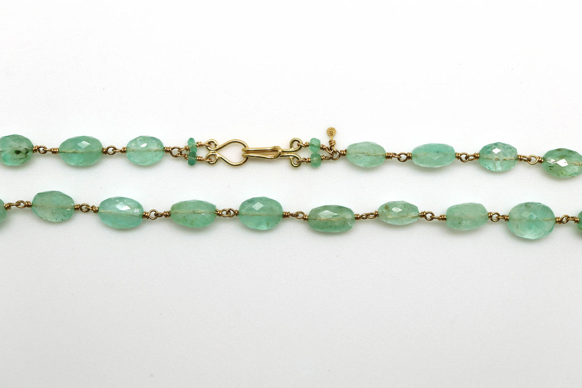 Necklace - Emerald Lozenges