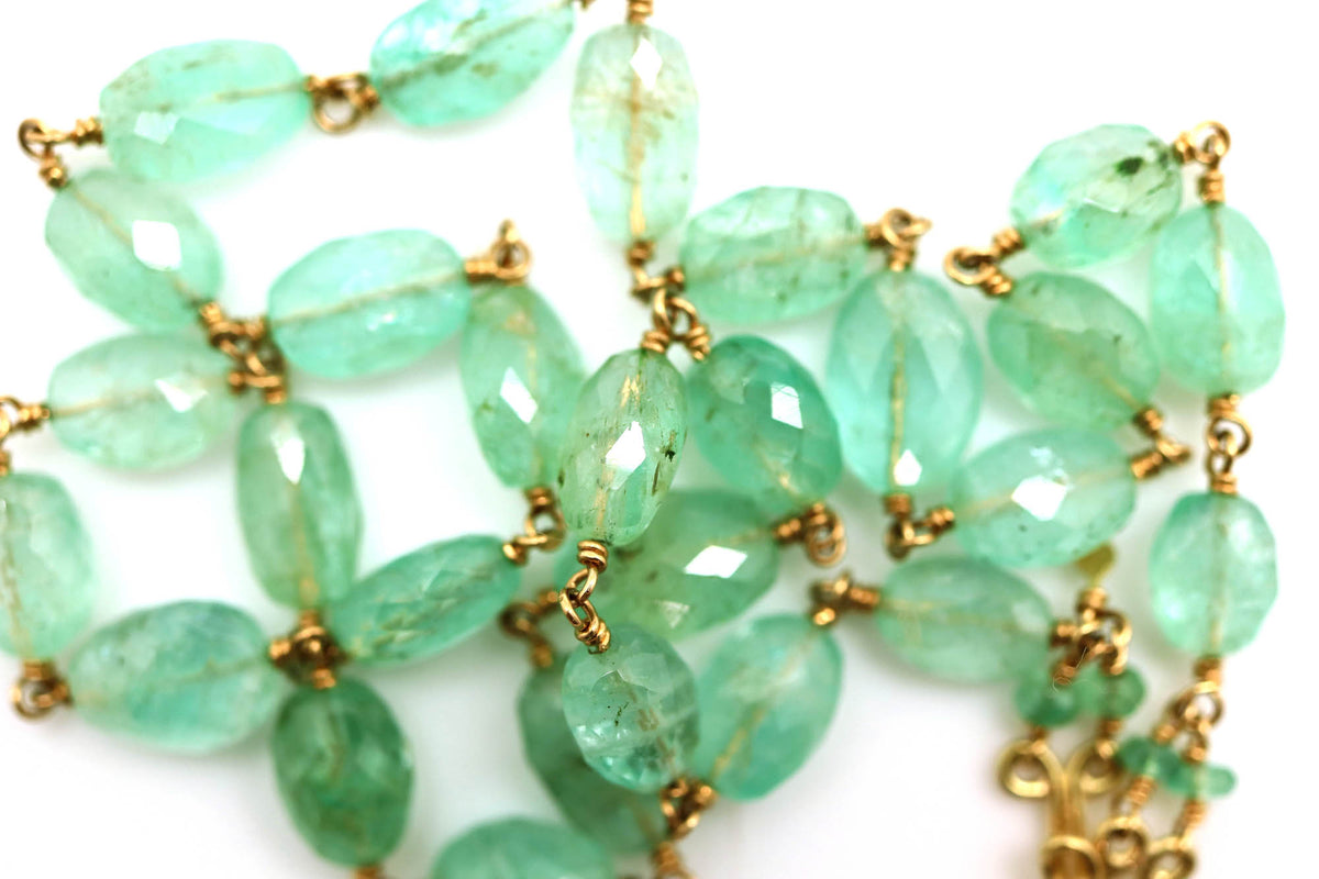Necklace - Emerald Lozenges