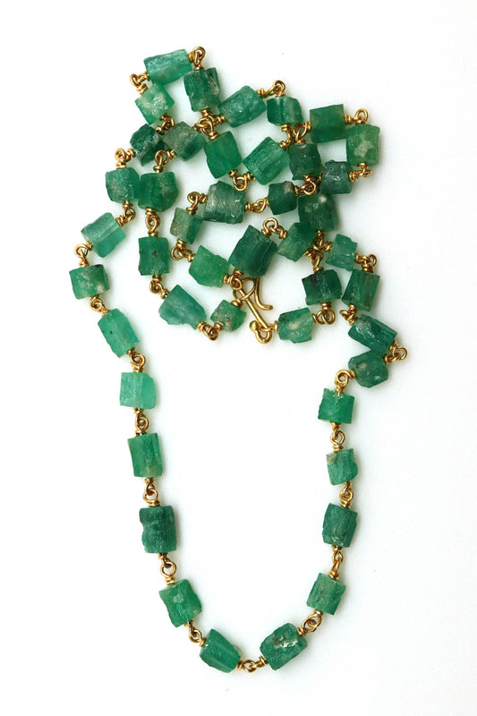 Necklace - Emerald Crystals