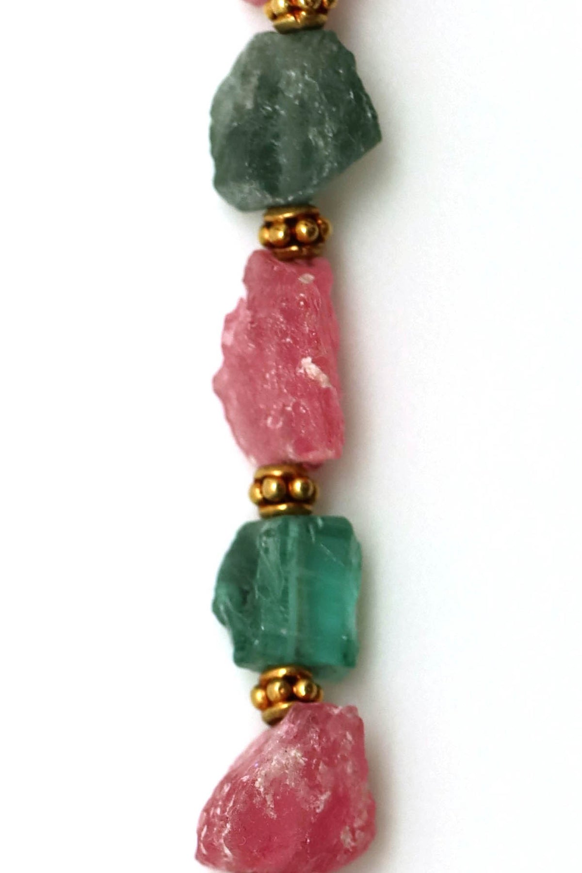 Necklace - Pink and Green Tourmaline