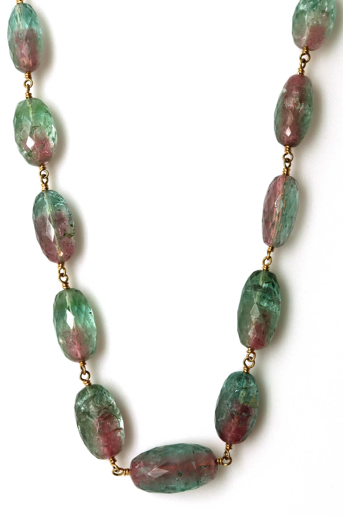 Necklace and Earring Set - Watermelon Tourmaline