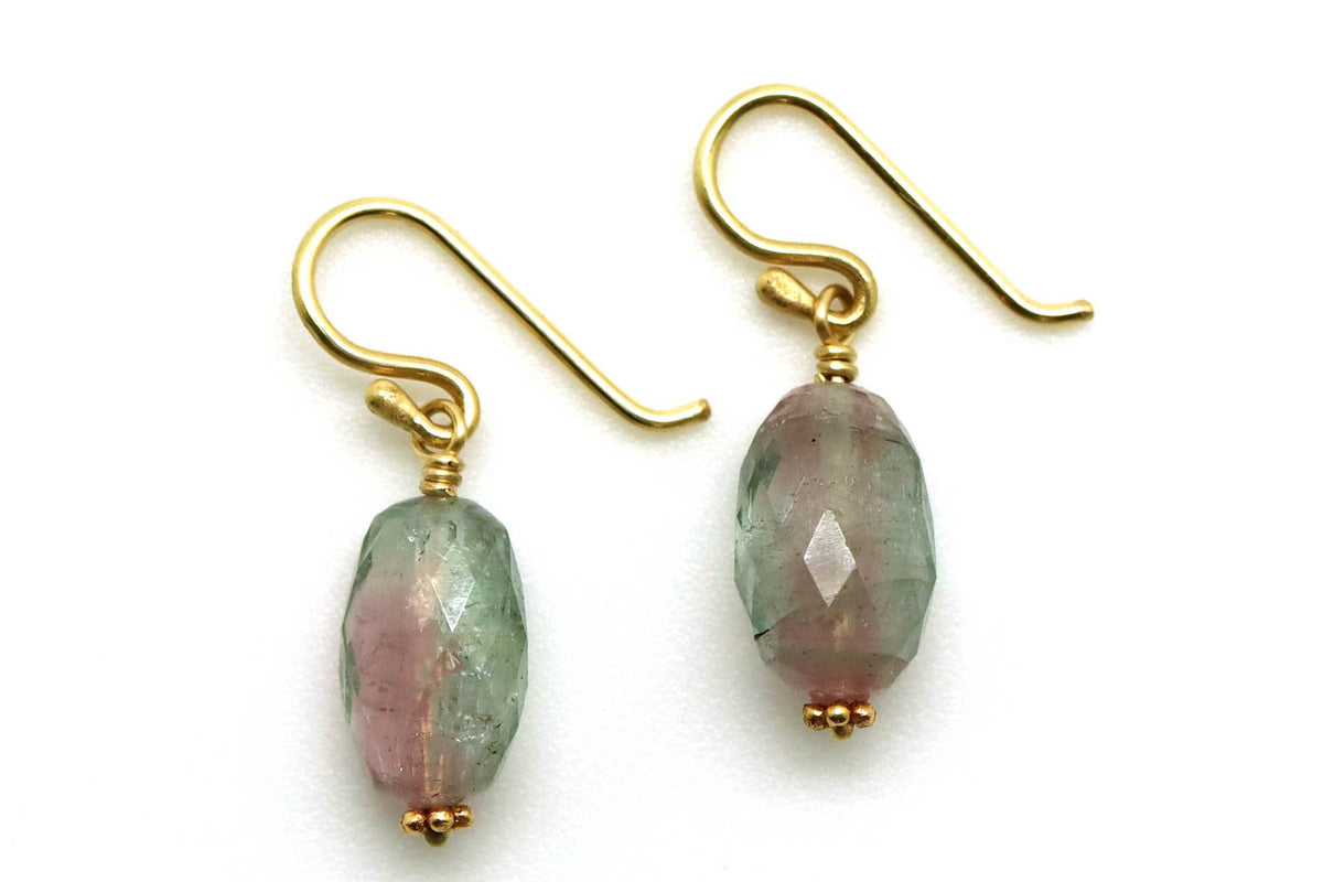 Necklace and Earring Set - Watermelon Tourmaline