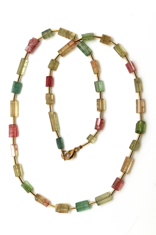 Necklace - Fancy Tourmaline Crystals