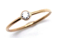 Load image into Gallery viewer, Rings - 14k gold, White Sapphire
