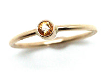 Load image into Gallery viewer, Rings - 14k gold, Yellow Sapphire
